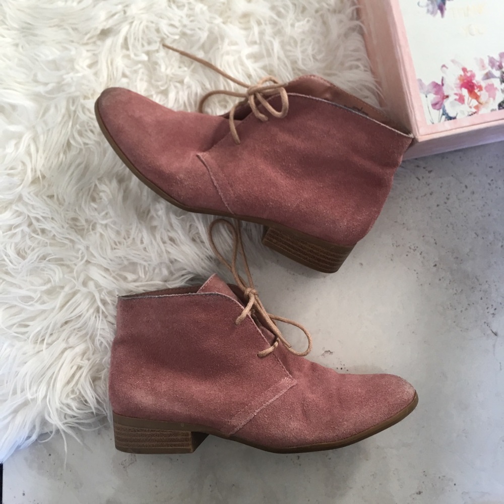 Laced up booties